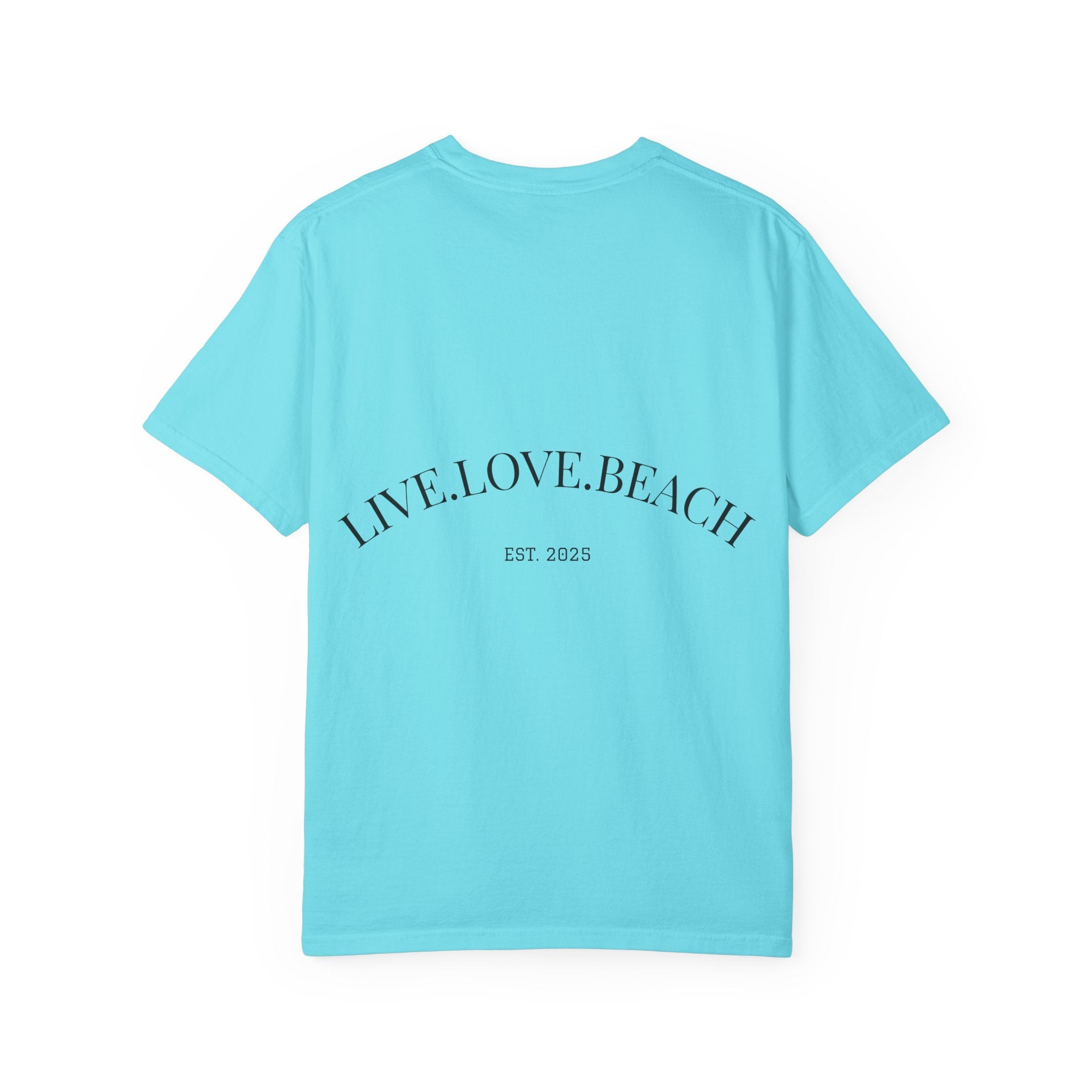 Beach & Love Graphic T-Shirt — "Beach & Love" Photo Panel Tee