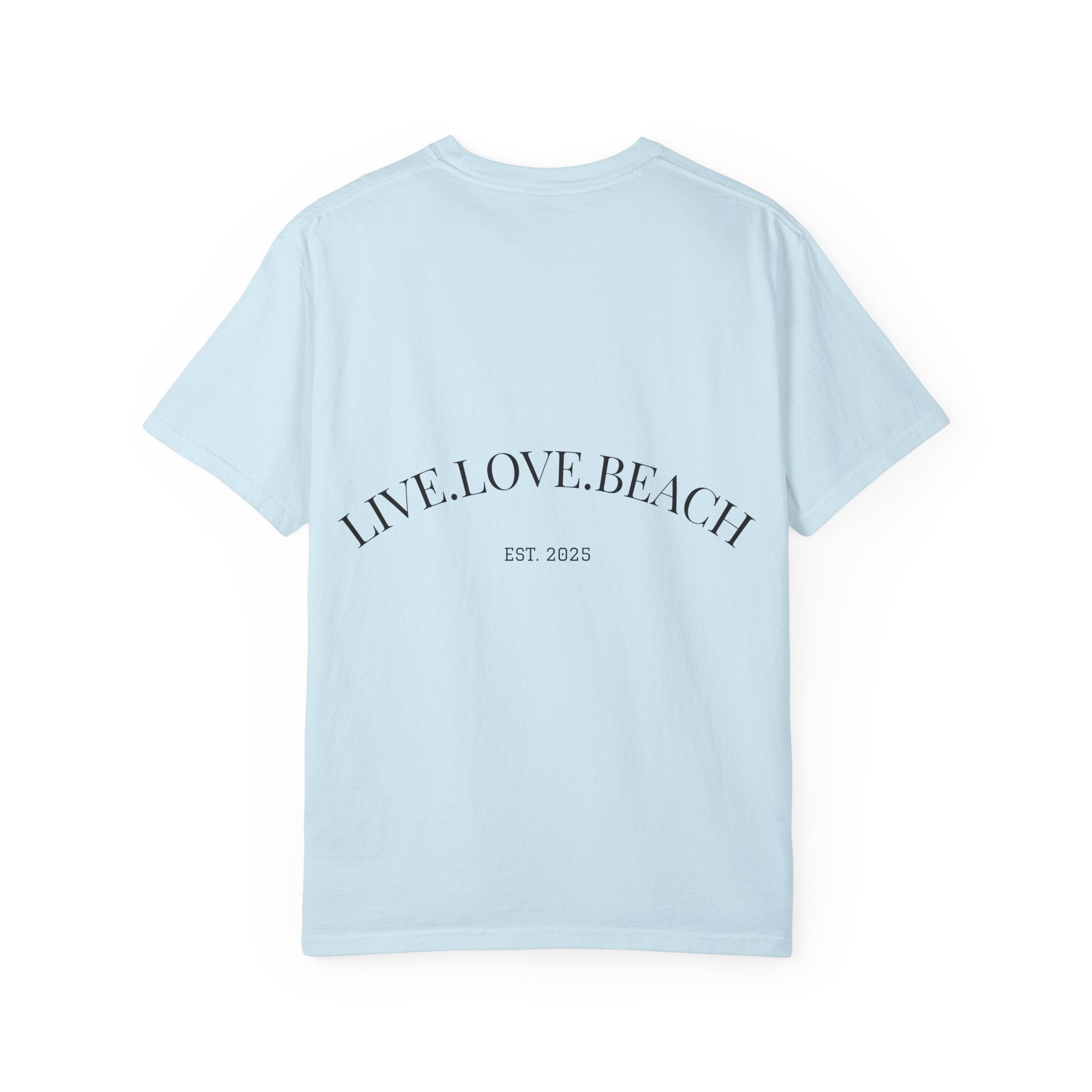Beach & Love Graphic T-Shirt — "Beach & Love" Photo Panel Tee