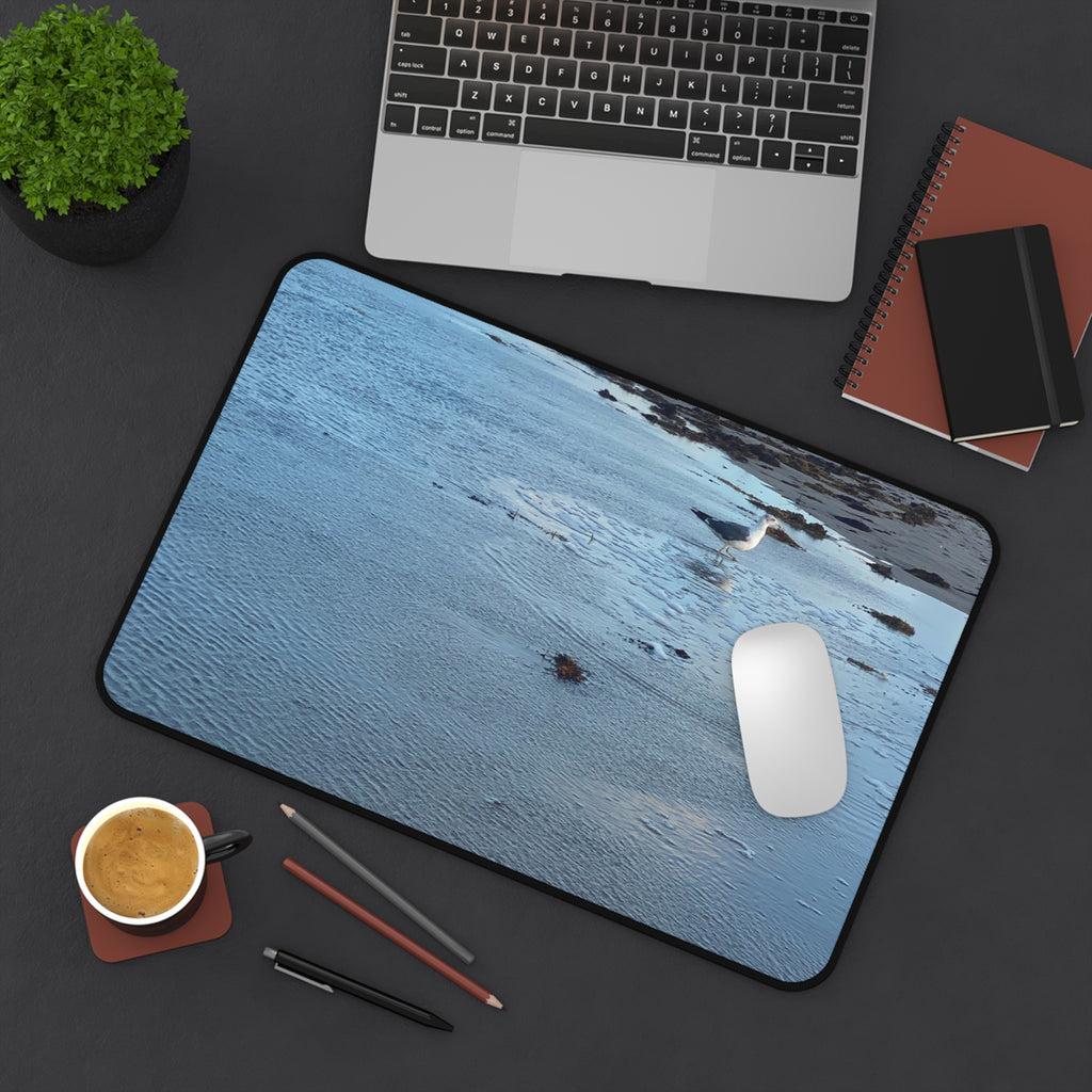 Coastal Seagull Desk Mat — Tranquil Beach Mouse Pad