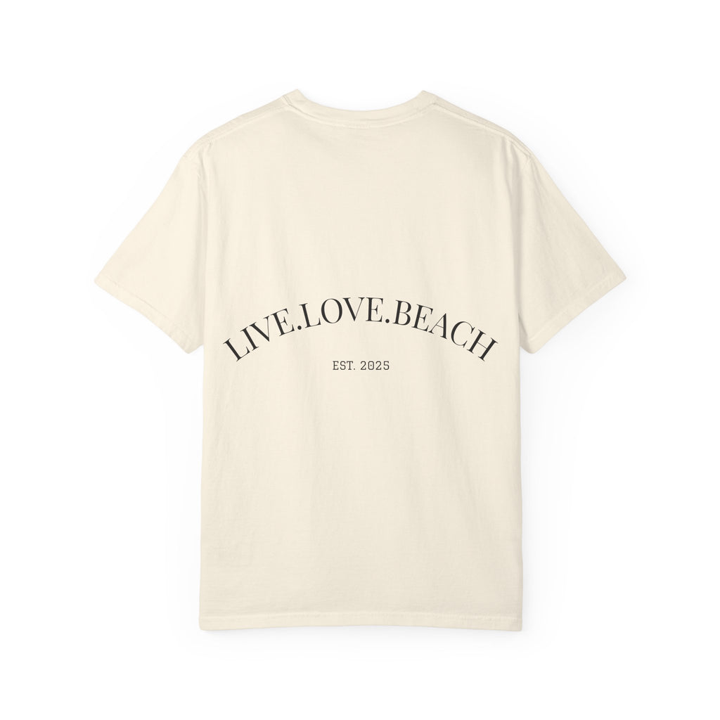 Beach & Love Graphic T-Shirt — "Beach & Love" Photo Panel Tee