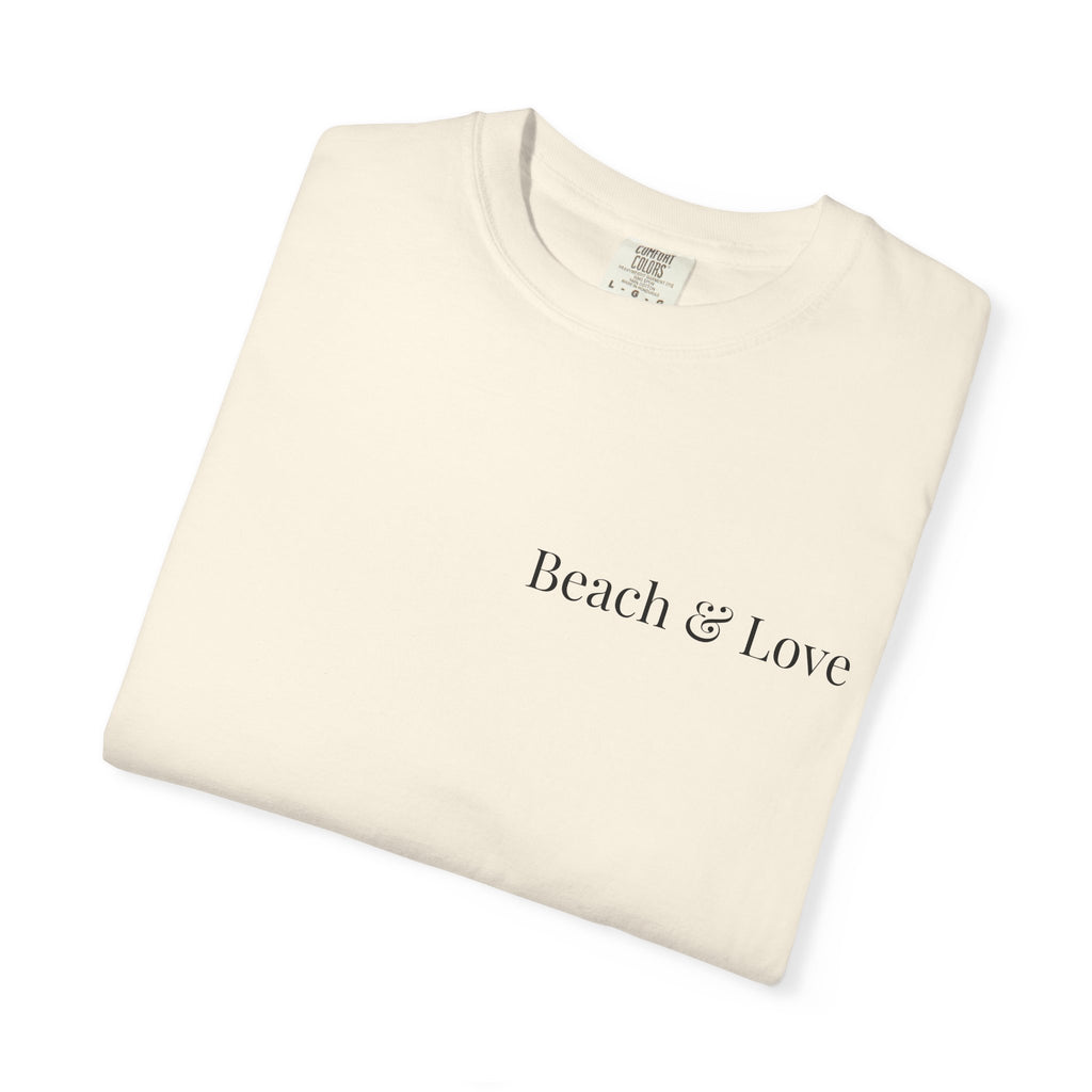 Beach & Love Graphic T-Shirt — "Live. Love. Beach" Casual Tee