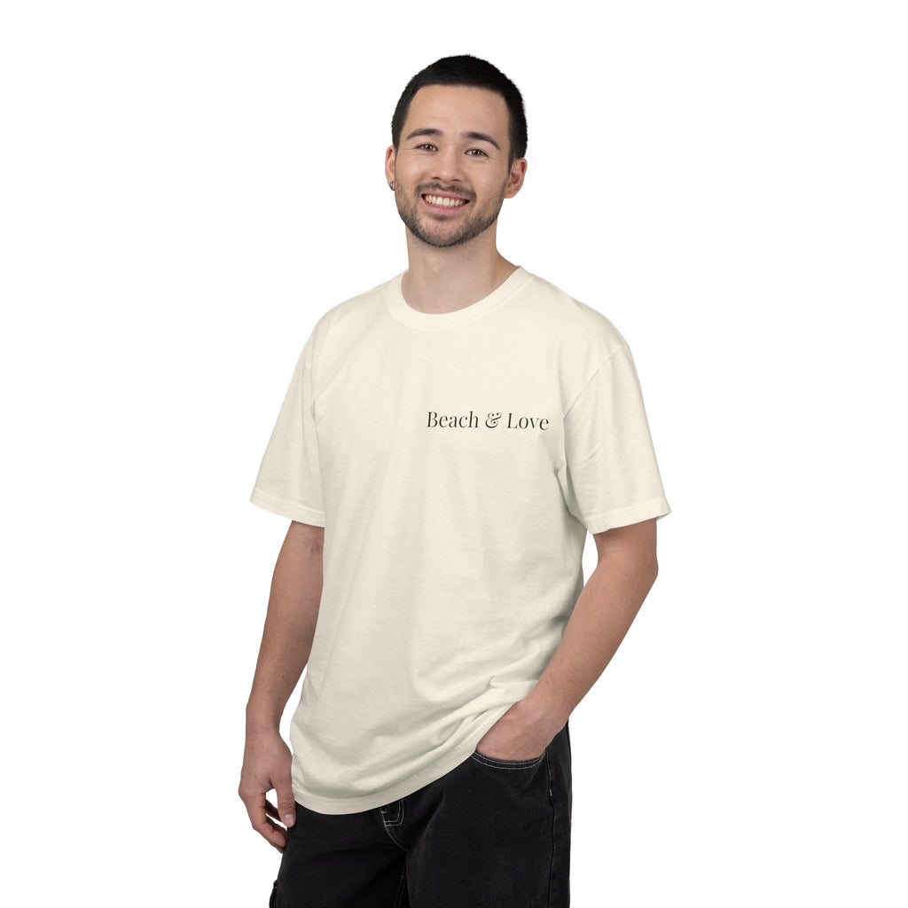 Beach & Love Graphic T-Shirt — "Live. Love. Beach" Casual Tee