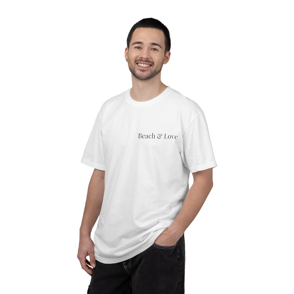 Beach & Love Graphic T-Shirt — "Live. Love. Beach" Casual Tee