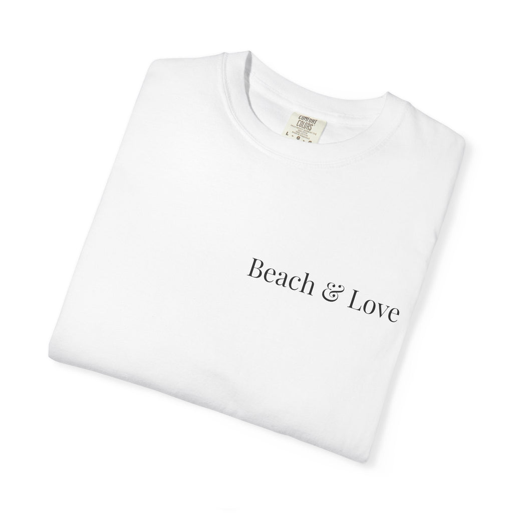Beach & Love Graphic T-Shirt — "Live. Love. Beach" Casual Tee