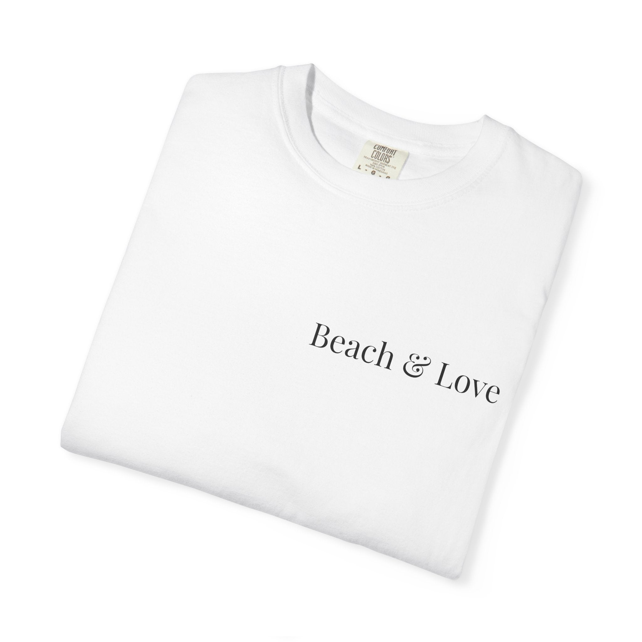 Beach & Love Graphic T-Shirt — "Live. Love. Beach" Casual Tee