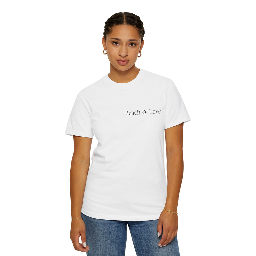 Beach & Love Graphic T-Shirt — "Live. Love. Beach" Casual Tee