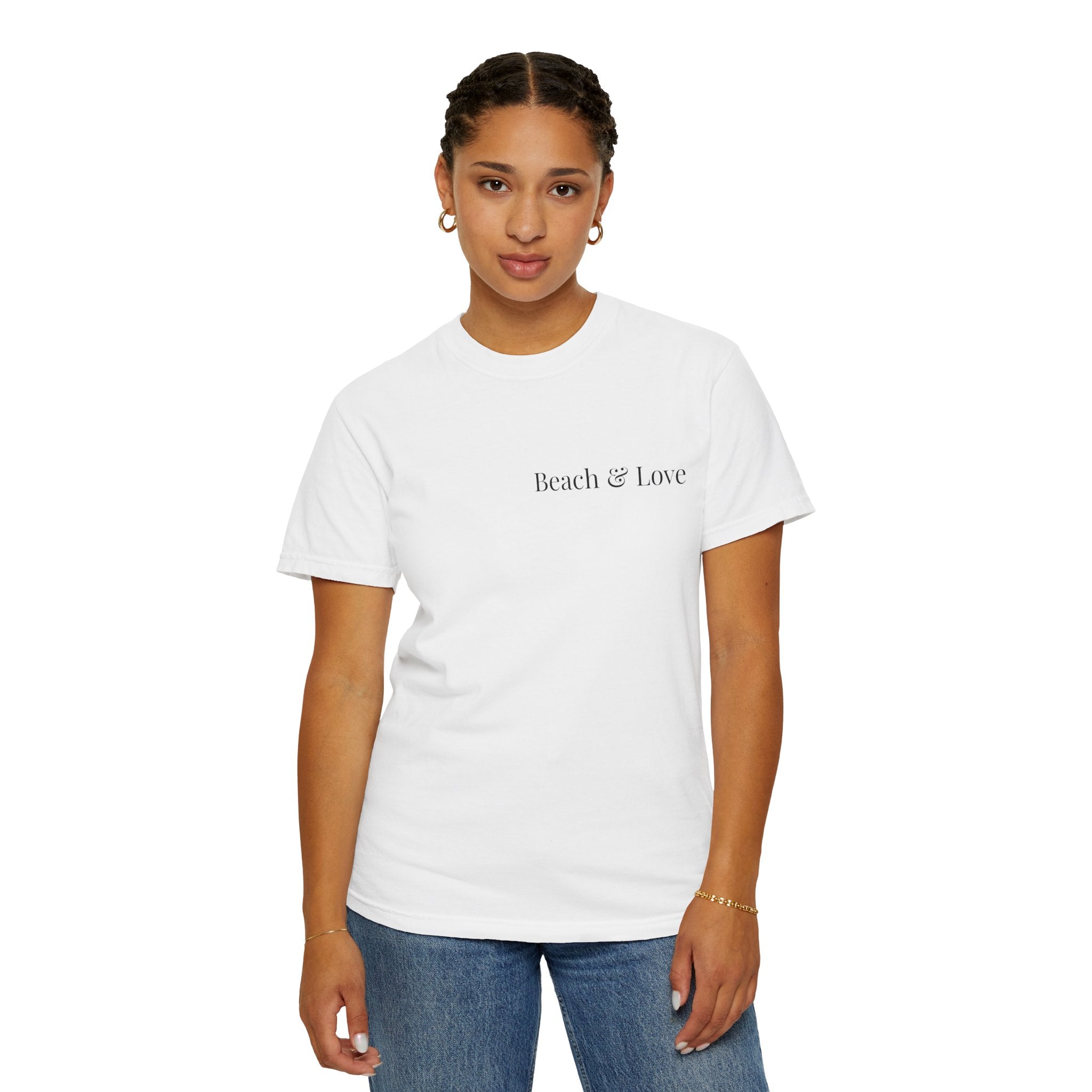 Beach & Love Graphic T-Shirt — "Live. Love. Beach" Casual Tee