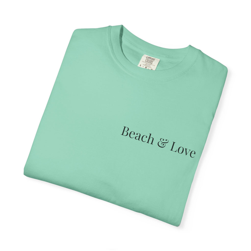 Beach & Love Graphic T-Shirt — "Live. Love. Beach" Casual Tee