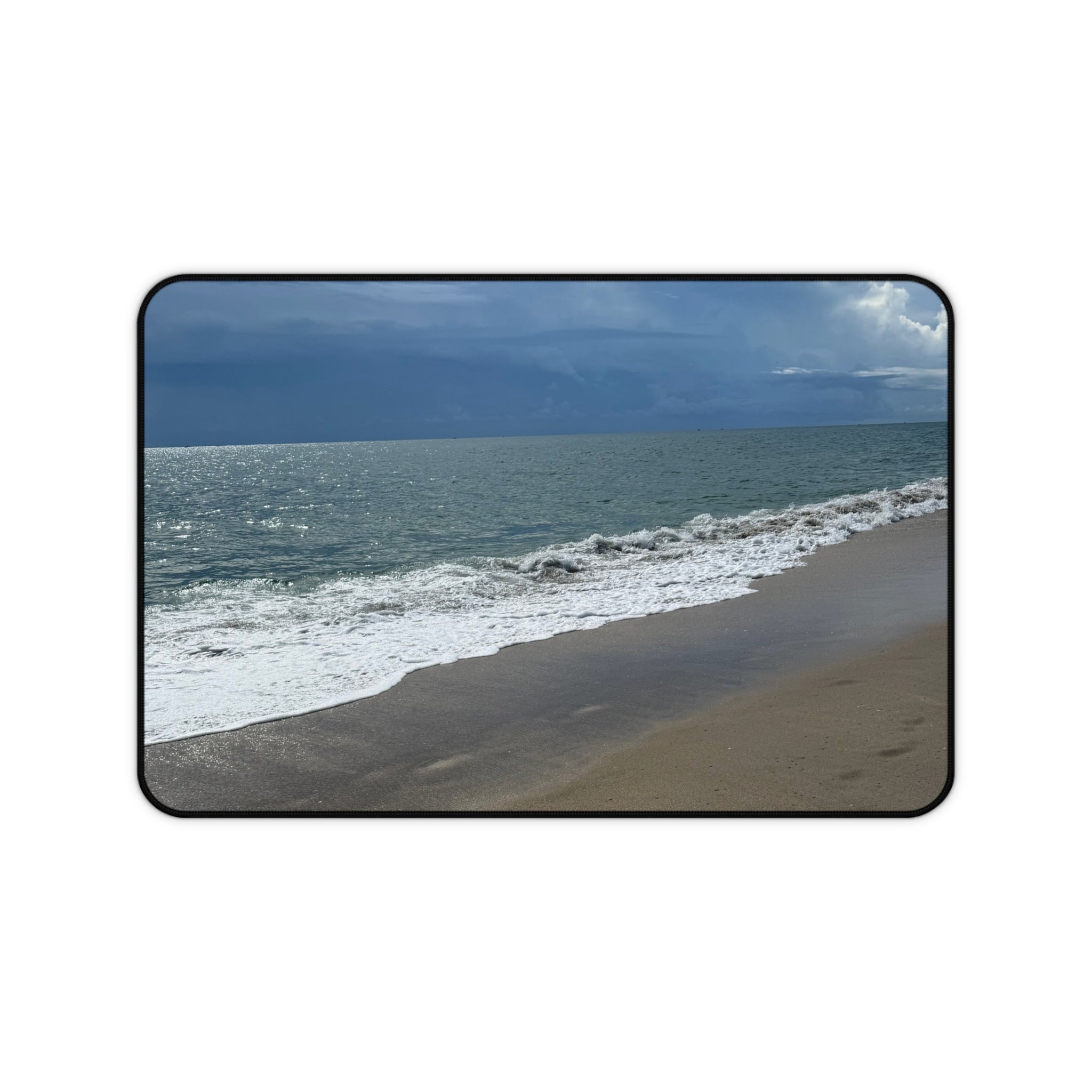 Beach Ocean Desk Mat — Tranquil Waves Coastal Mousepad