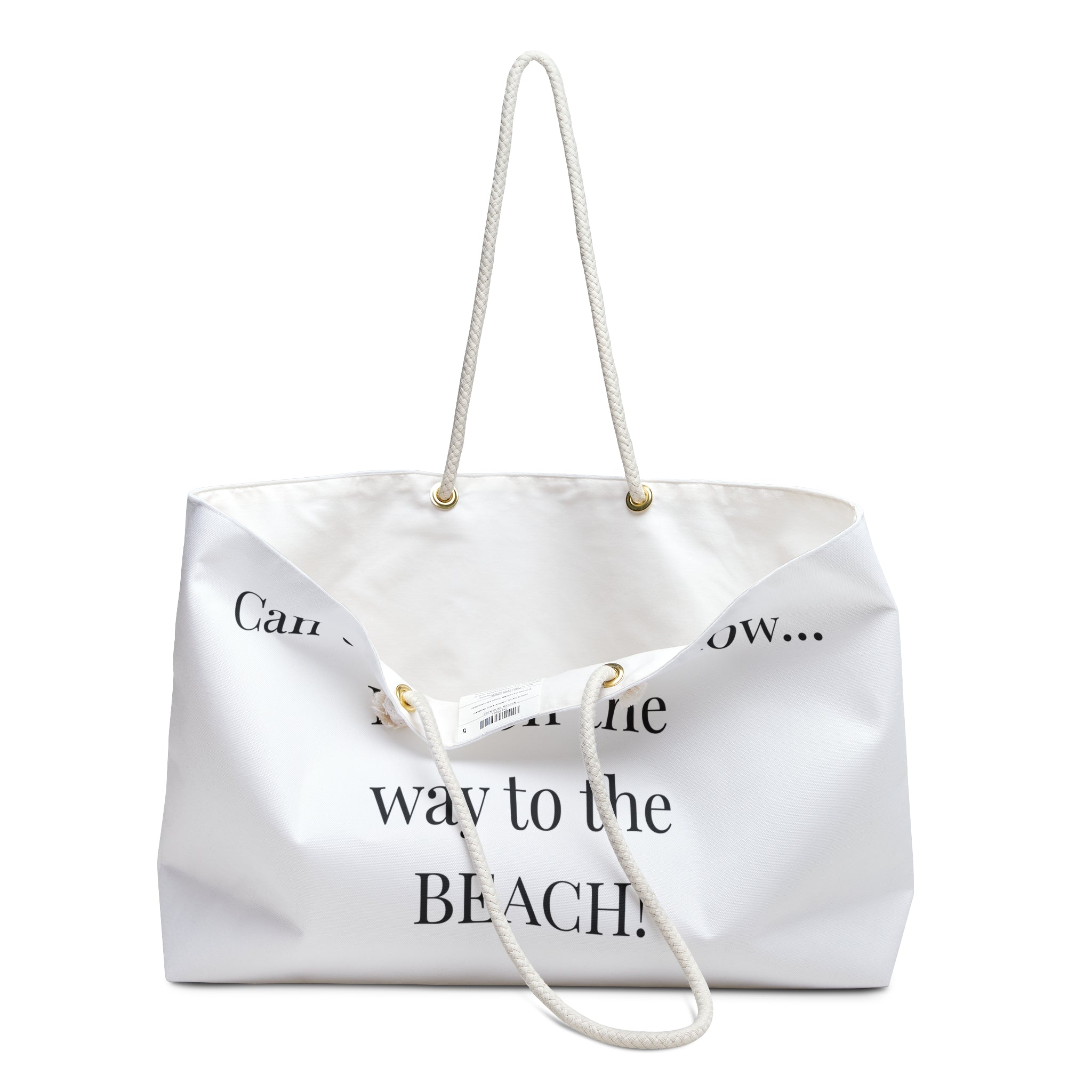 Beach Weekender Bag – "Can’t talk right now... I’m on the way to the BEACH!" Tote