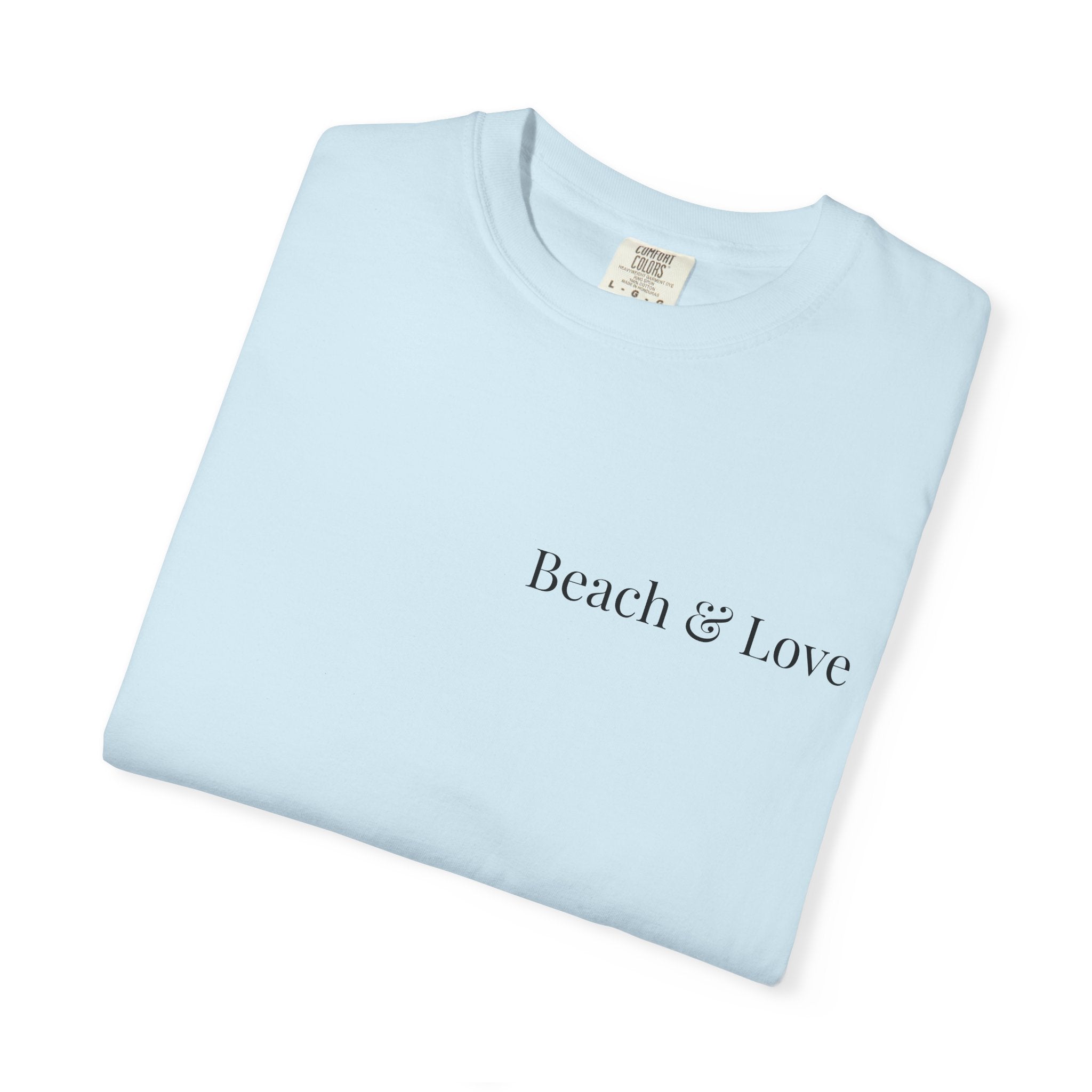 Beach & Love Graphic T-Shirt — "Live. Love. Beach" Casual Tee