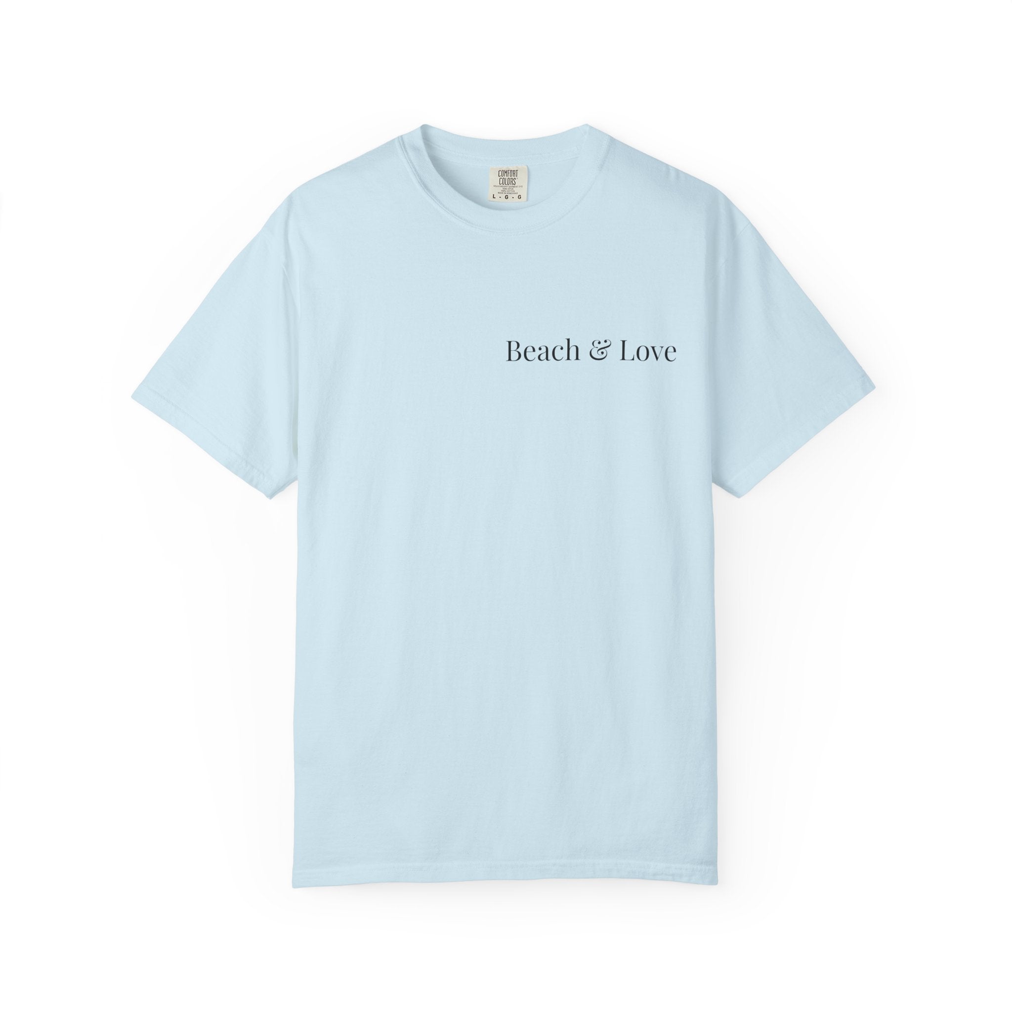 Beach & Love Graphic T-Shirt — "Live. Love. Beach" Casual Tee