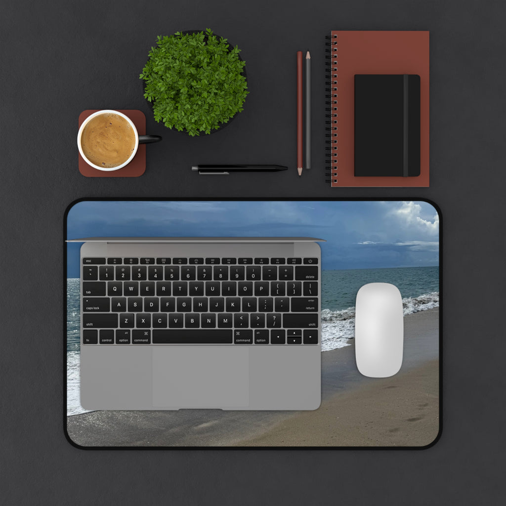 Beach Ocean Desk Mat — Tranquil Waves Coastal Mousepad