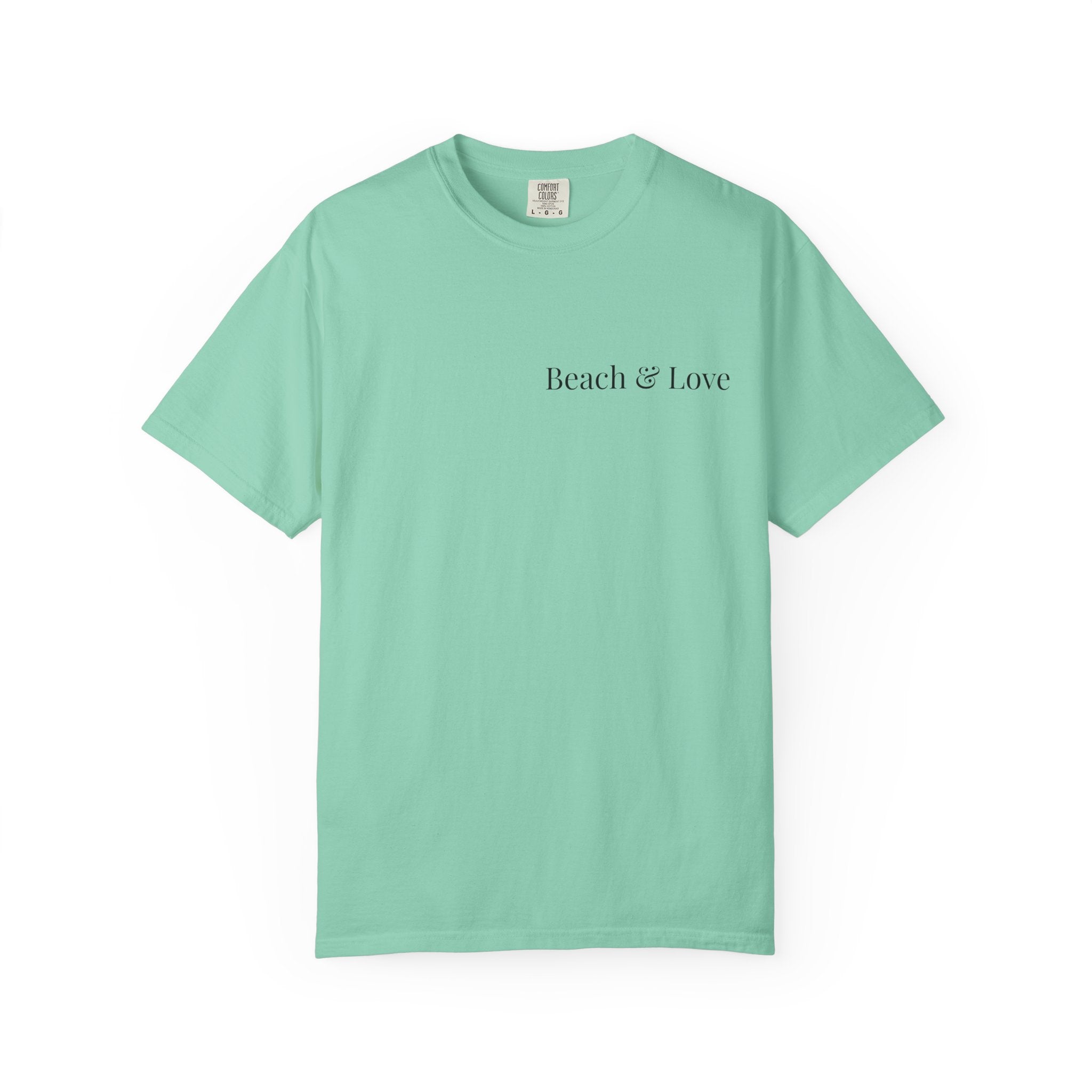 Beach & Love Graphic T-Shirt — "Live. Love. Beach" Casual Tee